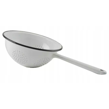 DURSZLAK SITKO CEDZAK KUCHENNY Z RĄCZKĄ EMALIOWANY Perfect Home 20 cm