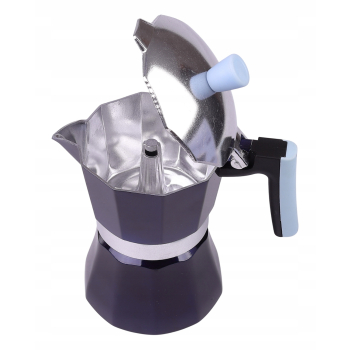 KAWIARKA ALUMINIOWA ZAPARZACZ DO KAWY KAFETERKA 6 filiżanek 300 ml Indukcja