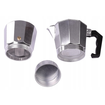 KAWIARKA ALUMINIOWA ZAPARZACZ DO KAWY KAFETERKA 6 filiżanek 300 ml Indukcja