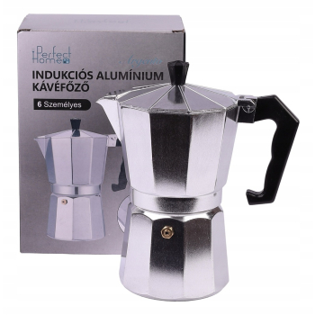 KAWIARKA ALUMINIOWA ZAPARZACZ DO KAWY KAFETERKA 6 filiżanek 300 ml Indukcja