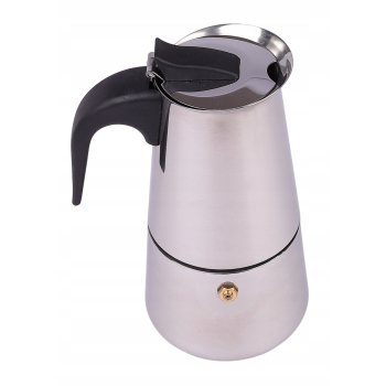 KAWIARKA STALOWA INOX ZAPARZACZ DO KAWY KAFETERKA 4 filiżaneki 200 ml