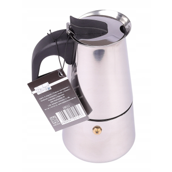 KAWIARKA STALOWA INOX ZAPARZACZ DO KAWY KAFETERKA 4 filiżaneki 200 ml